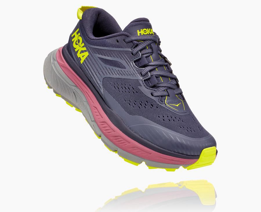 Tenis Trail Hoka One One Feminino Azul Marinho - Stinson Atr 6 - 324-MZBXCV